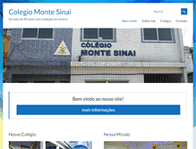 Tablet Screenshot of colegio-montesinai.com